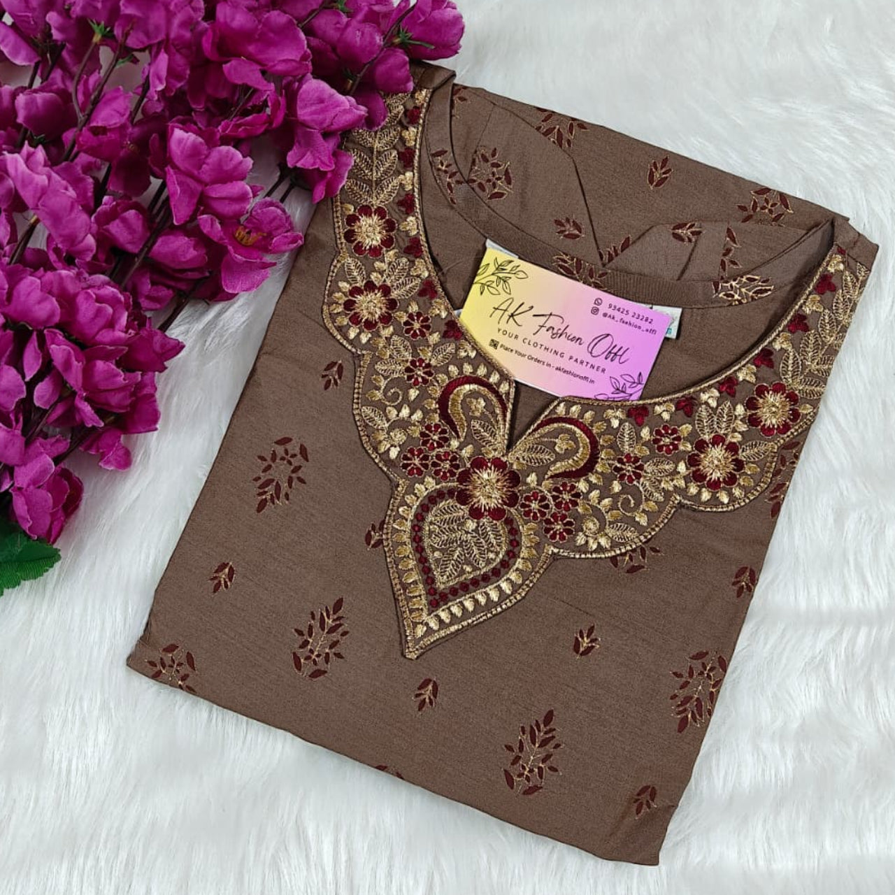 Brown Avaasa Kurti