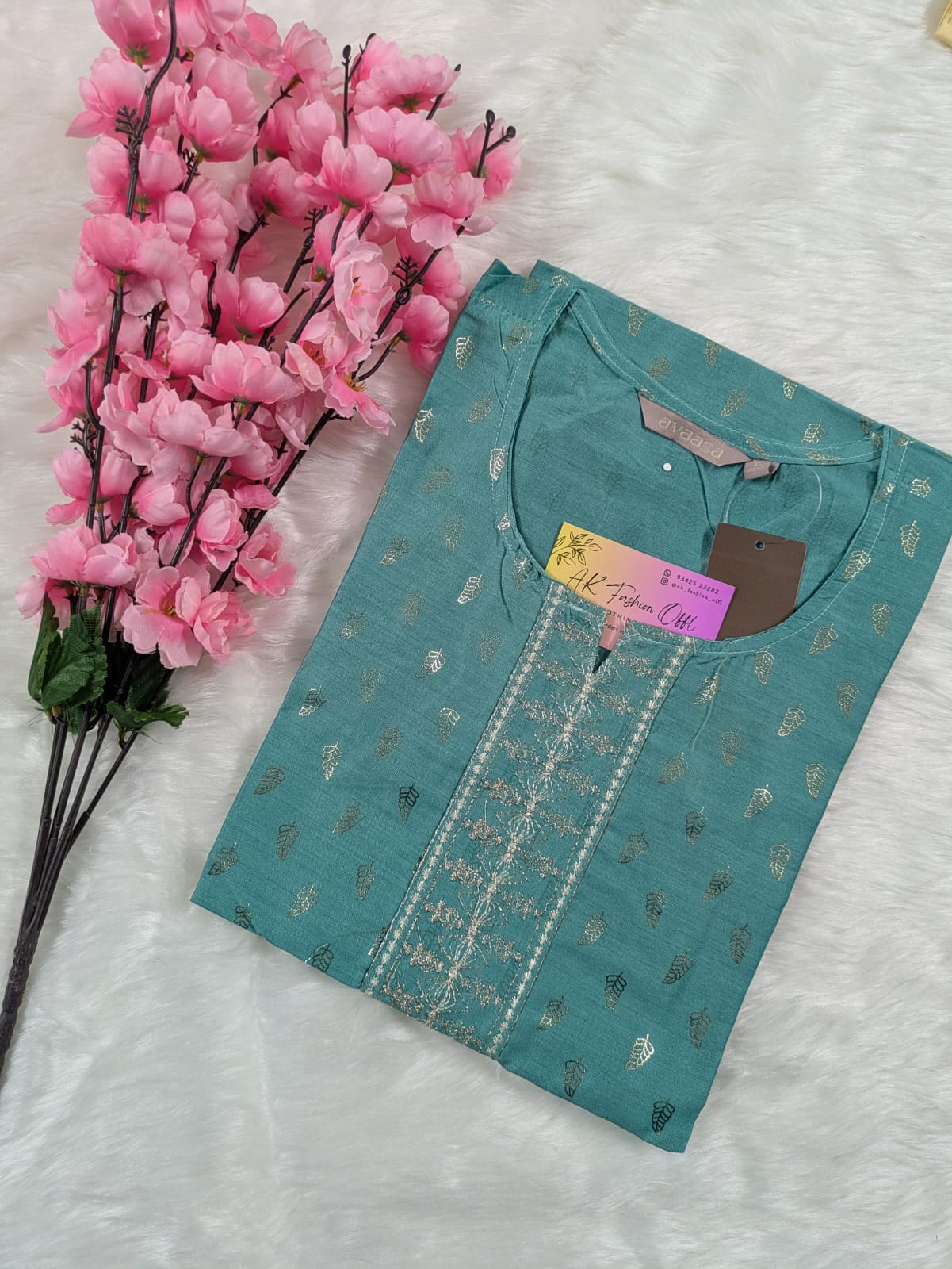 Blue Avaasa Kurti