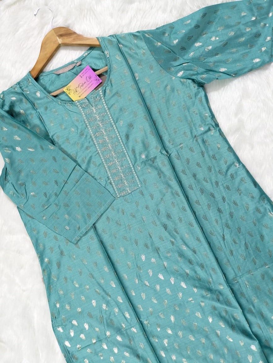 Blue Avaasa Kurti