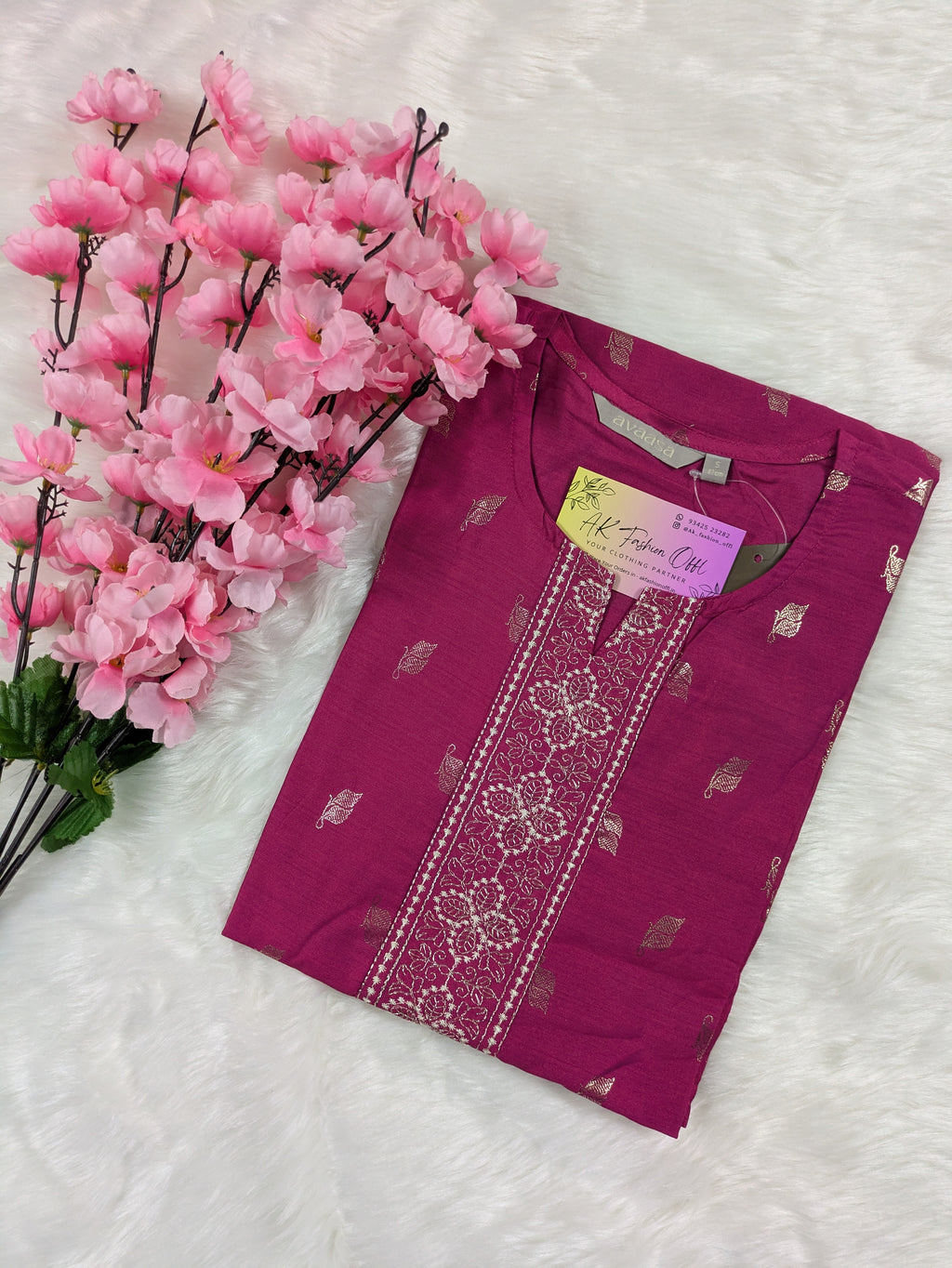 Rani Pink Avaasa Kurti