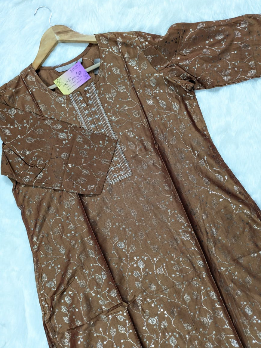 Brown Avaasa Kurti