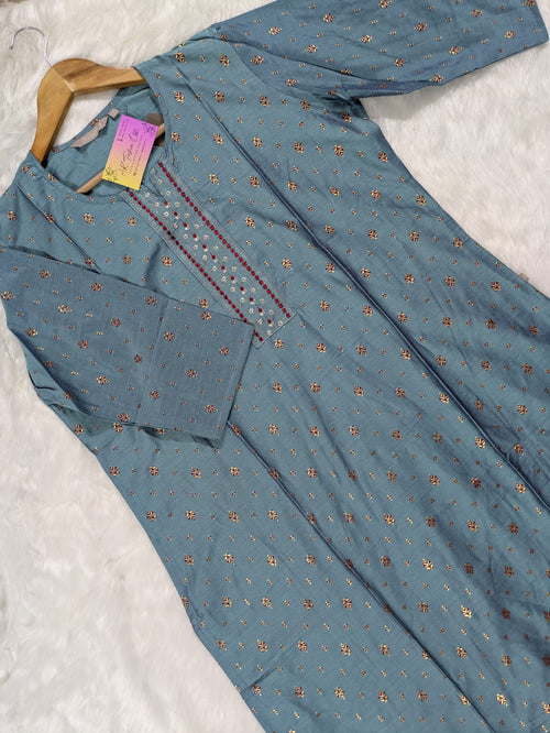 Blue Avaasa Kurti