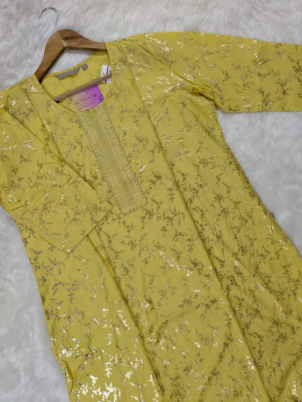 Yellow Avaasa Kurti