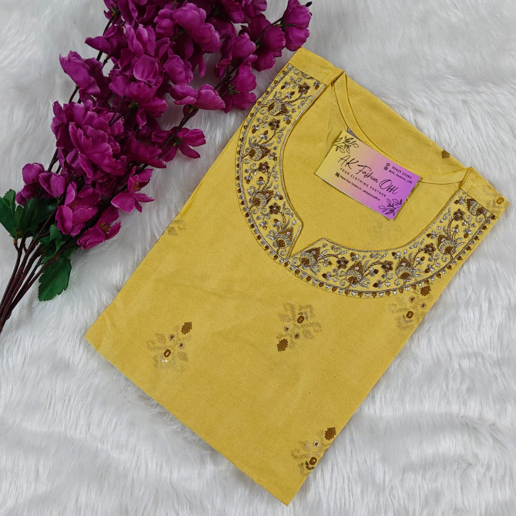 Yellow Avaasa Kurti