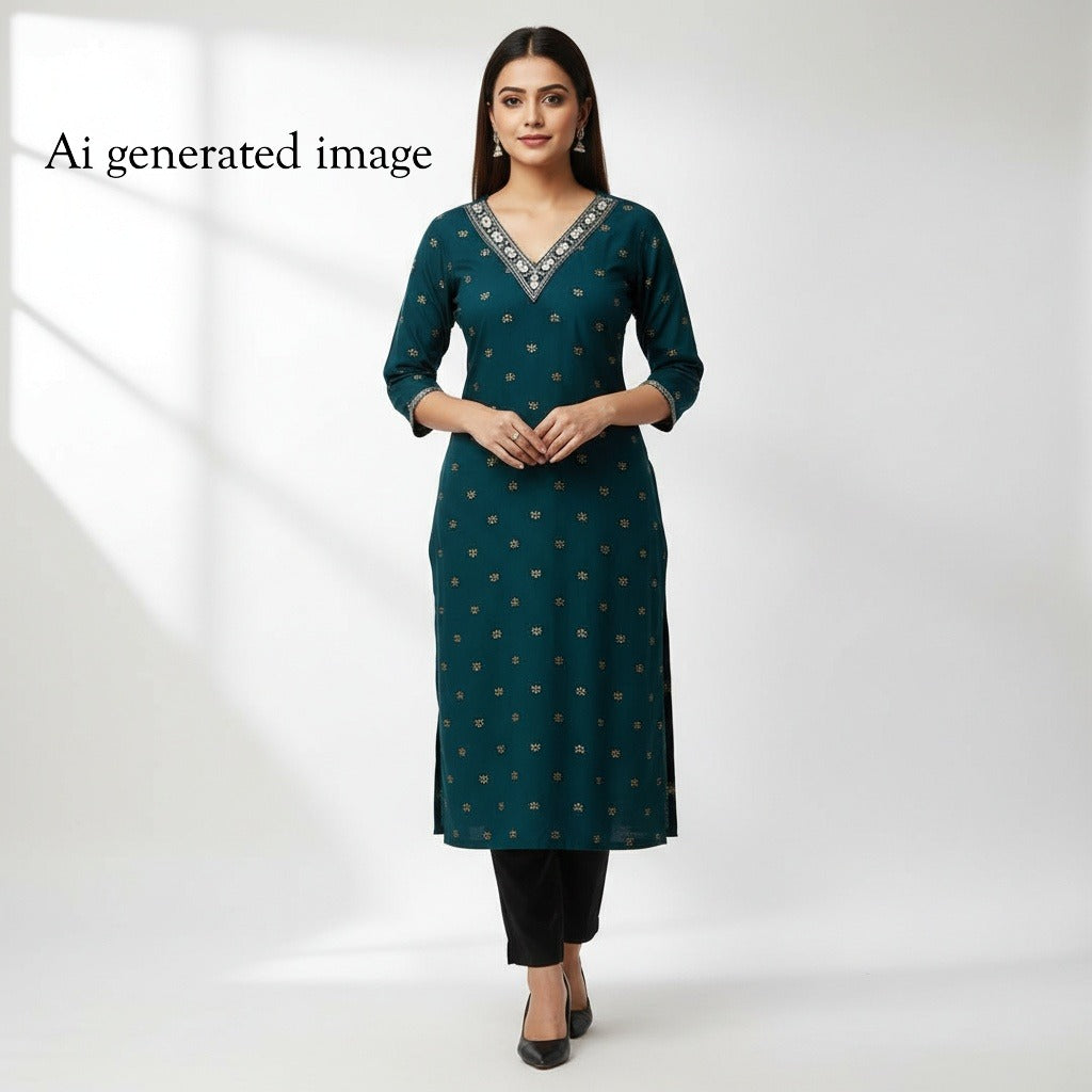 Blue Avaasa Kurti